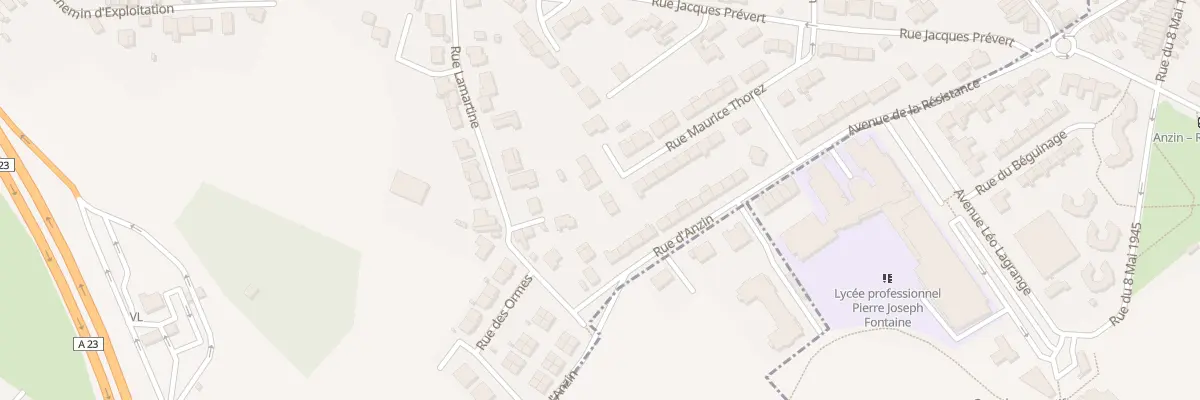 Plan du 27 Rue Maurice Thorez à Petite-Forêt