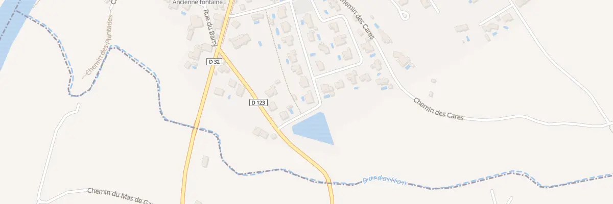 Plan du 1 Rue des Arbousiers à Bélarga