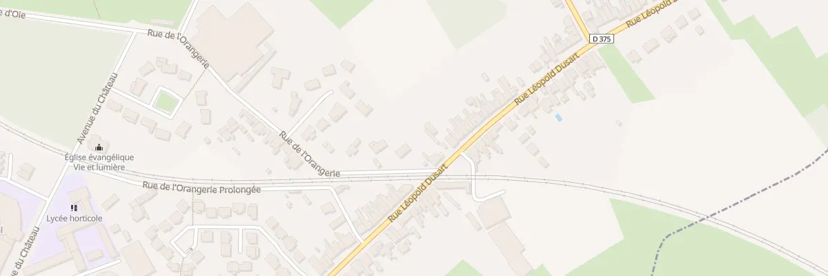 Plan du 509 Rue Leopold Dussart à Raismes