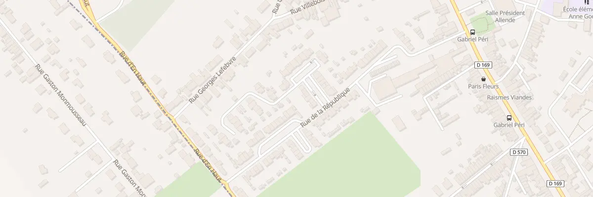 Plan du 52 Rue de la République à Raismes