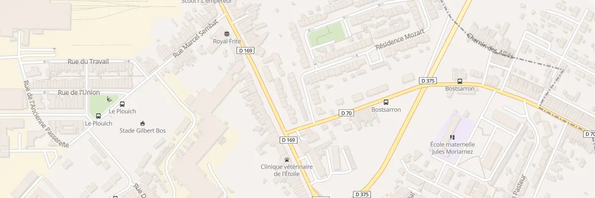 Plan du 107 Vc Residence Mozart à Raismes