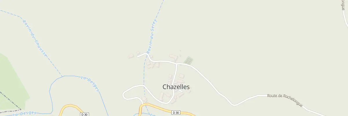Plan du 5015 Le Bourg à Chazelles