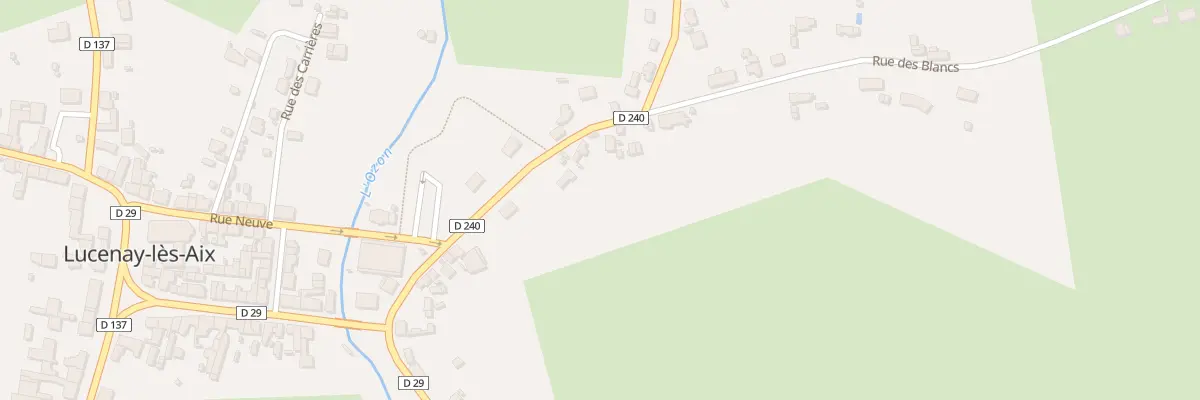 Plan du 20 Rue Eugène Geoffroy à Lucenay-lès-Aix