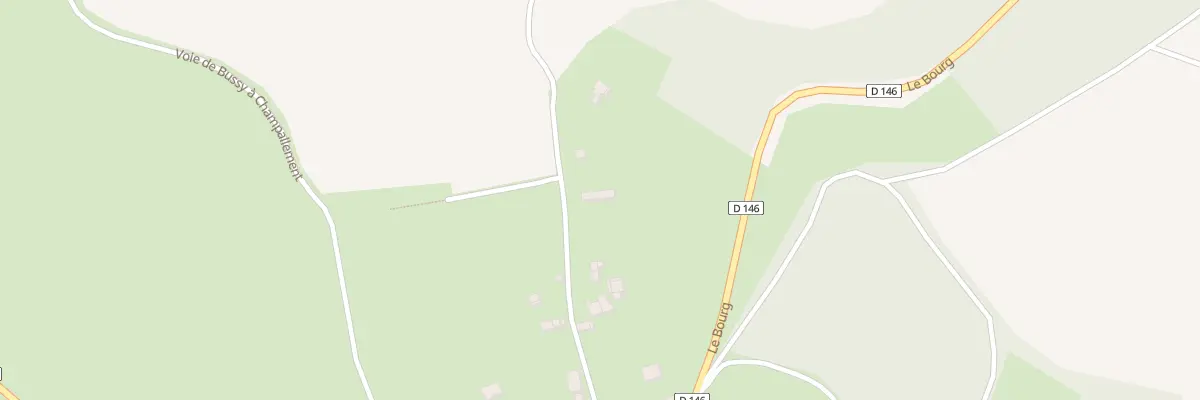 Plan du 10 Le Bourg à Champallement