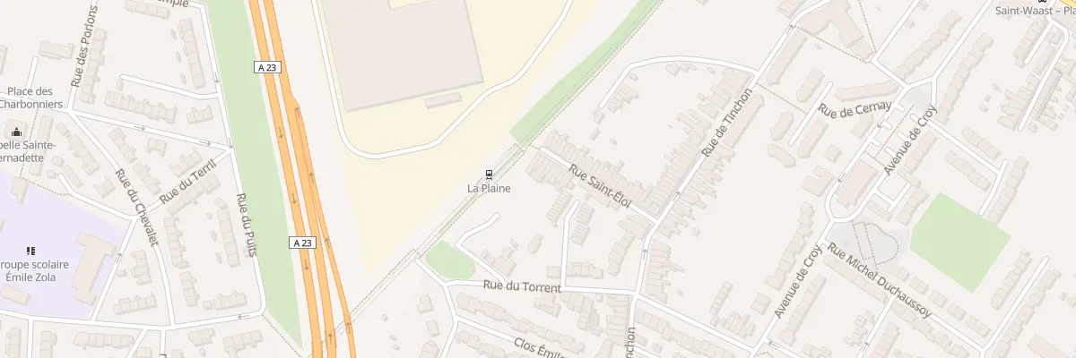 Plan du 23 Rue Saint Eloi à Valenciennes