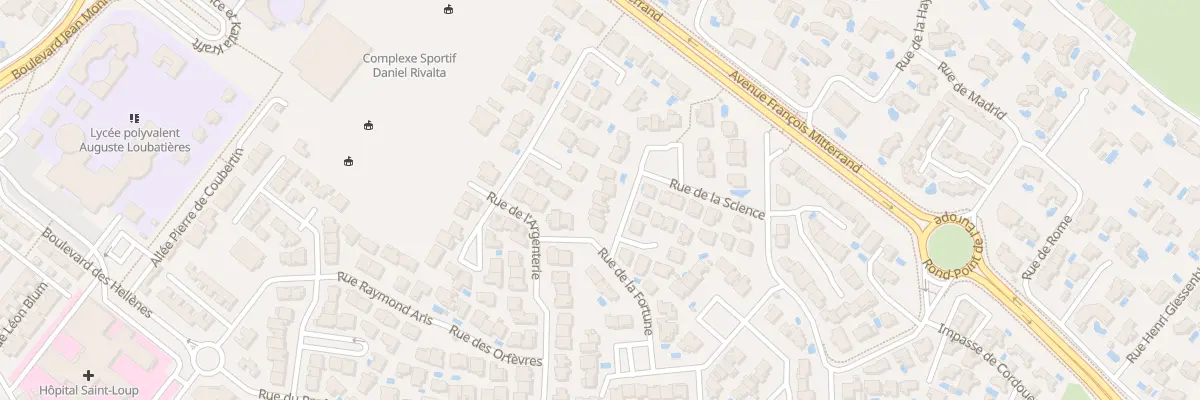 Plan du 6 Rue de la Margelle à Agde