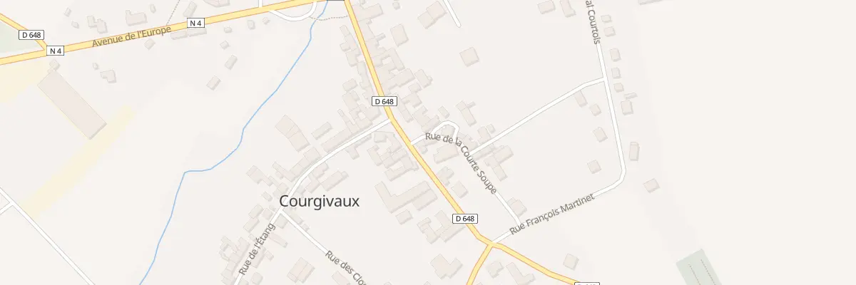 Plan du 21 Rue du Capitaine Vaillant à Courgivaux