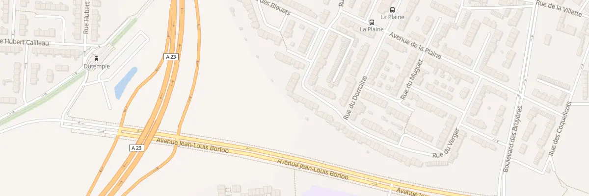 Plan du 83 Rue du Verger à Valenciennes