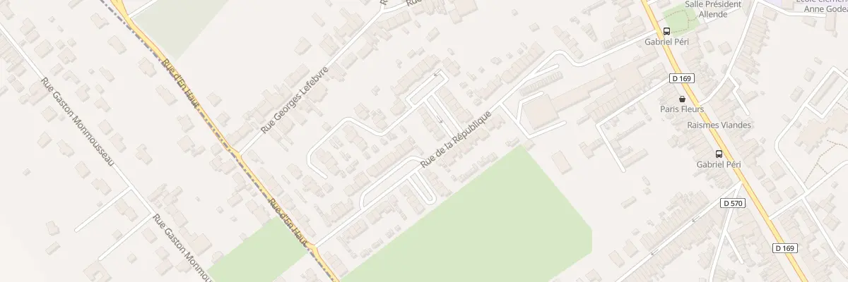 Plan du 58 Rue de la République à Raismes