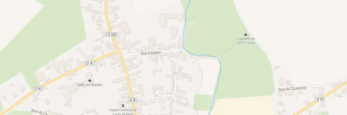 Plan du 16 Rue Pasteur à Briastre
