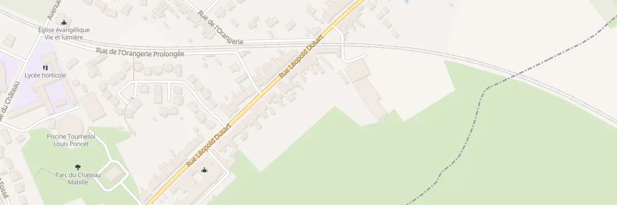Plan du 428 Rue Leopold Dussart à Raismes