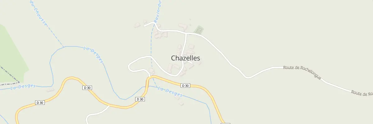 Plan du 5010 Le Bourg à Chazelles