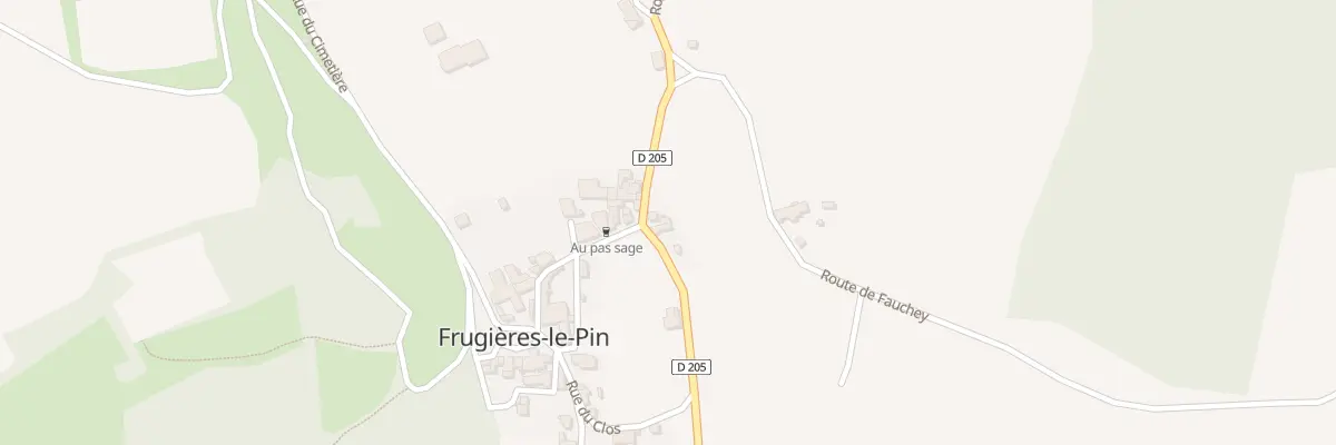 Plan du 5033 Le Pradet à Frugières-le-Pin