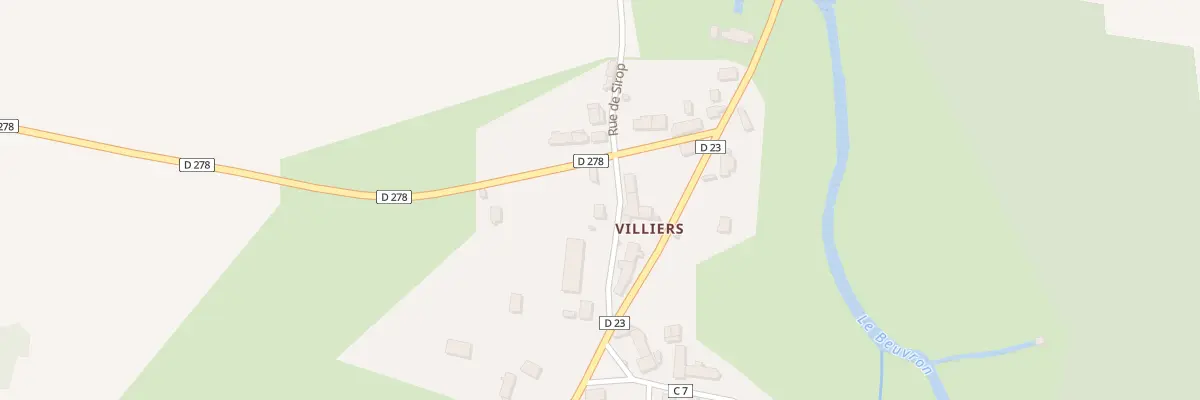 Plan du 205 Villiers à Beuvron