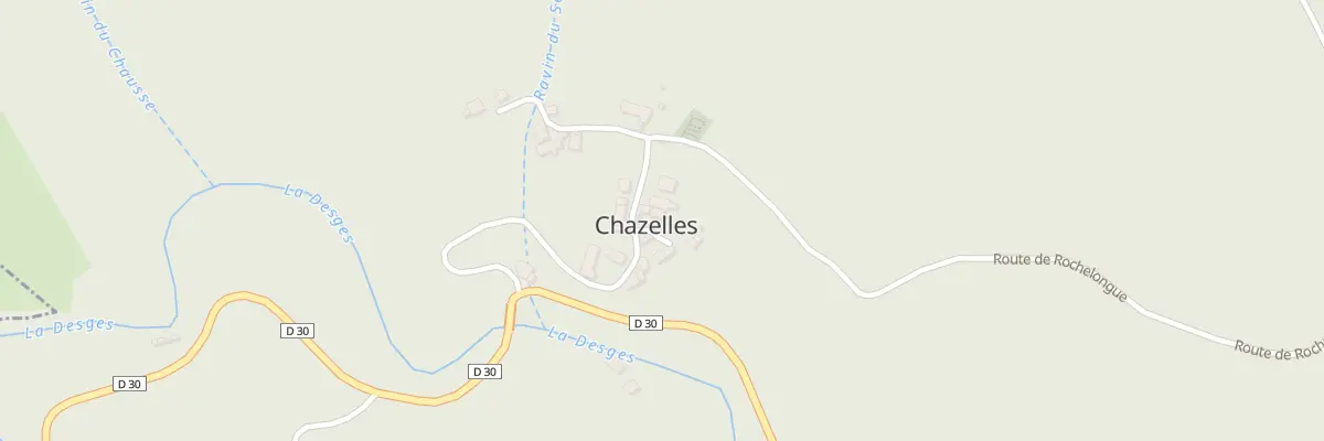 Plan du 5005 Le Bourg à Chazelles