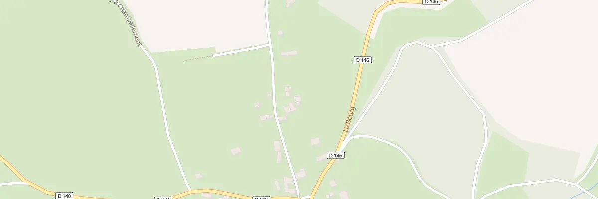 Plan du 9 Le Bourg à Champallement