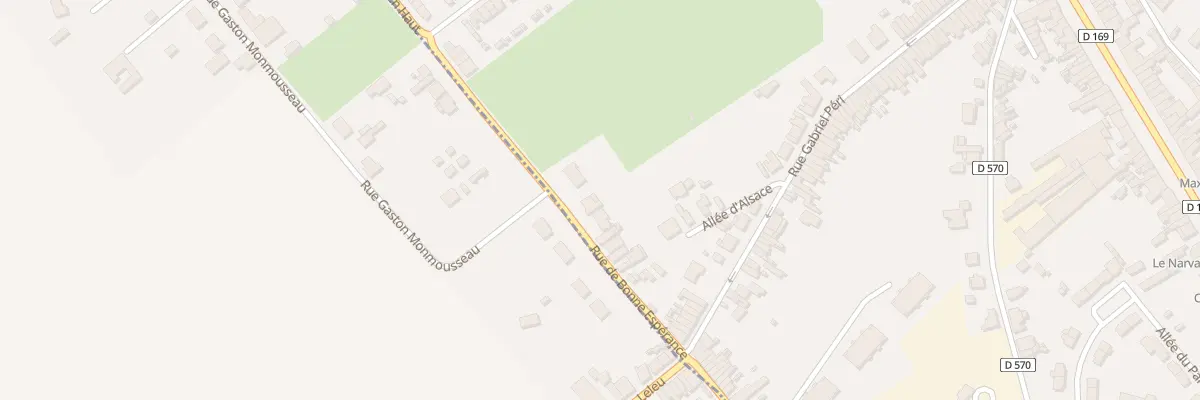 Plan du 1 Rue de Bonne Espérance à Raismes