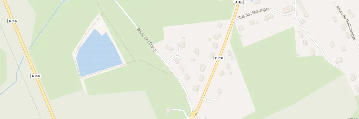 Plan du 6 Rte de l’Etang à Mariol