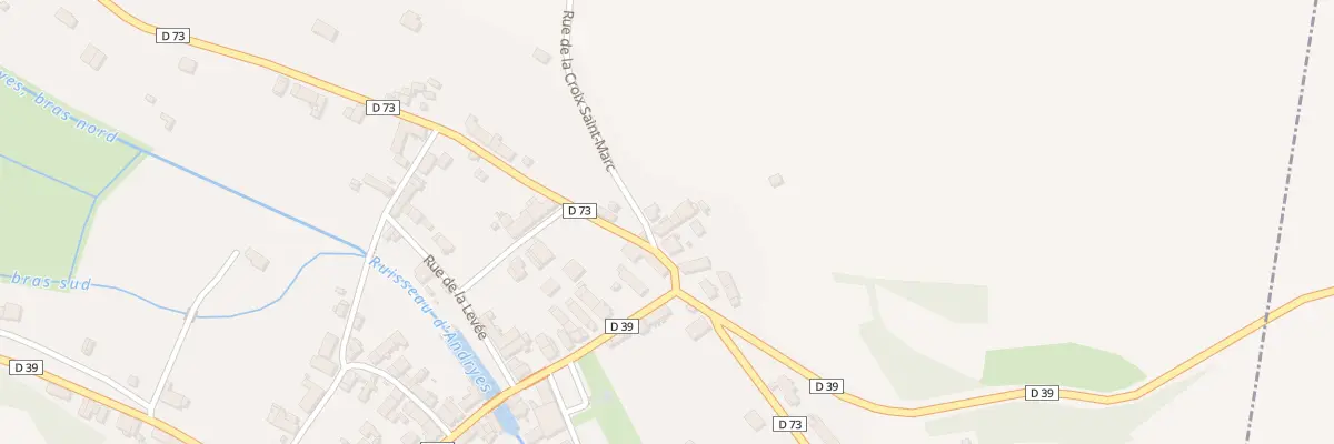 Plan du 6 Rue de la Croix de Saint Marc à Andryes
