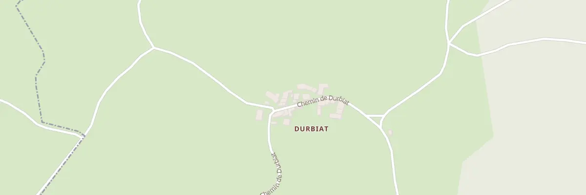 Plan du 825 Che de Durbiat à Champagnac-le-Vieux
