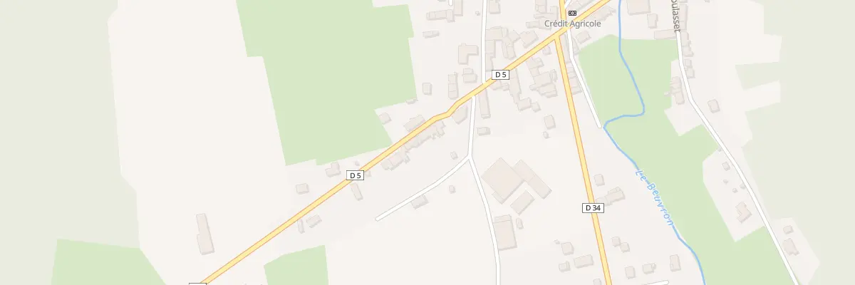 Plan du 9 Rue de Château Baron à Brinon-sur-Beuvron