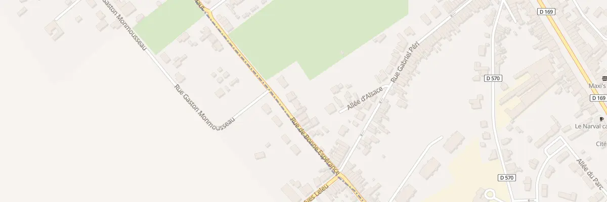 Plan du 3 Rue de Bonne Espérance à Raismes