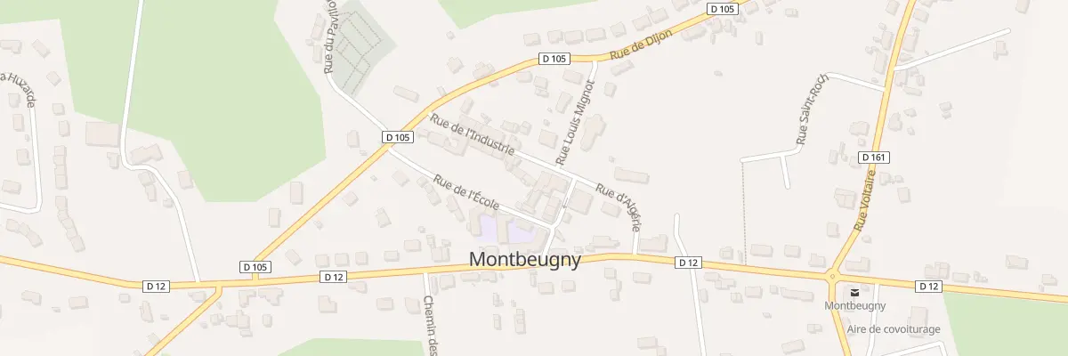 Plan du 5028 Rue de l’Industrie à Montbeugny