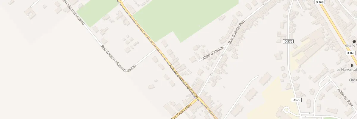 Plan du 5 Rue de Bonne Espérance à Raismes