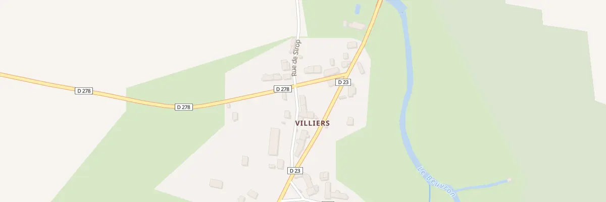 Plan du 44 Villiers à Beuvron