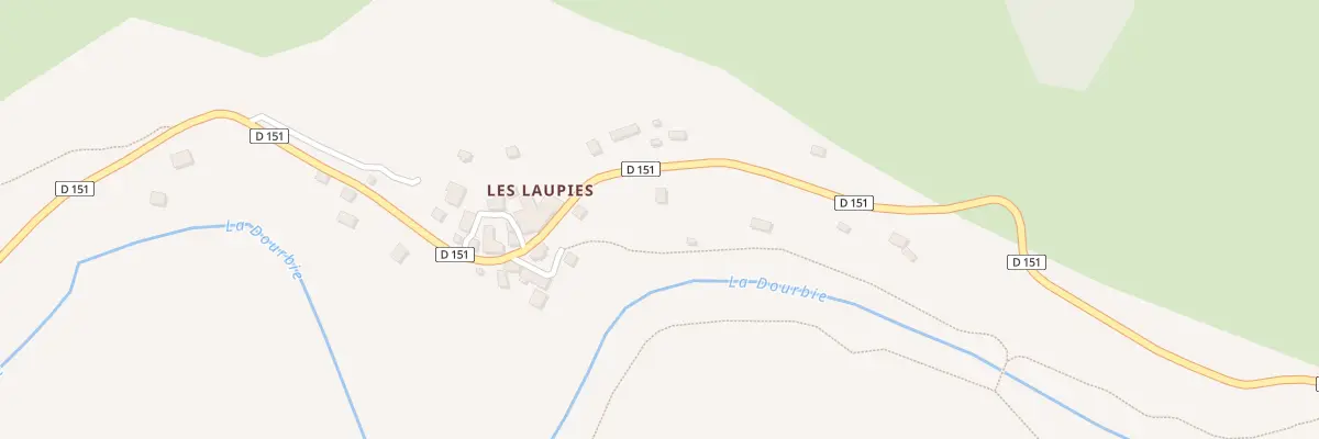 Plan du 5482 Les Laupies à Dourbies