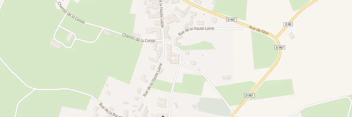 Plan du 22 Rue de la Haute Laine à Beuvardes