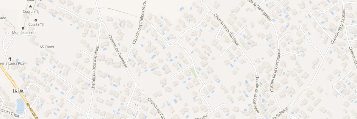 Plan du 10 Rue Clos de la Farigoule à Canet