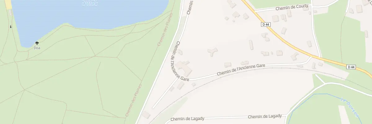 Plan du 13B Che de l’Ancienne Gare à Thiers