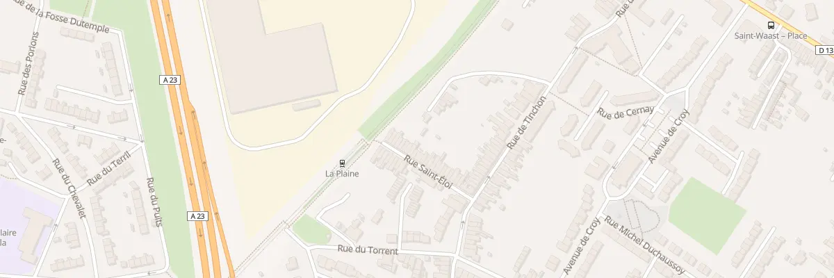 Plan du 34 Rue Saint Eloi à Valenciennes