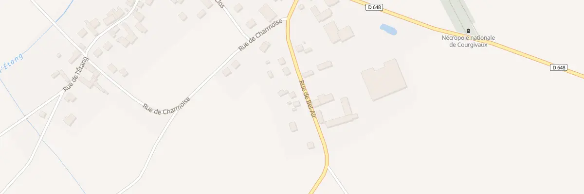 Plan du 10 Rue de Bel Air à Courgivaux