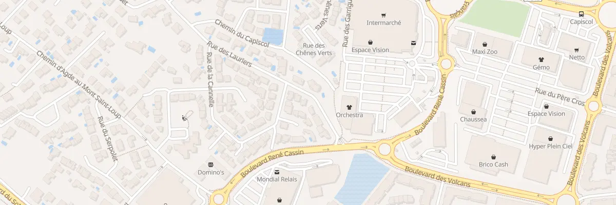 Plan du 20 Rue des Lauriers à Agde