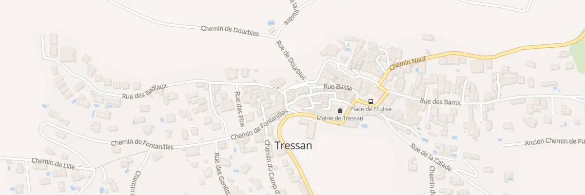 Plan du 32 Rue Haute à Tressan