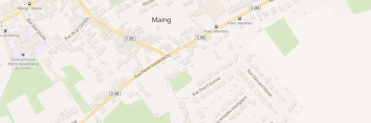 Plan du 34 Rue Pierre Vanderbecq à Maing
