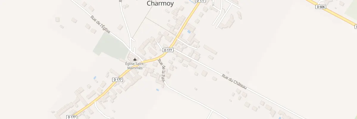Plan du 2 Rue du Château à Charmoy