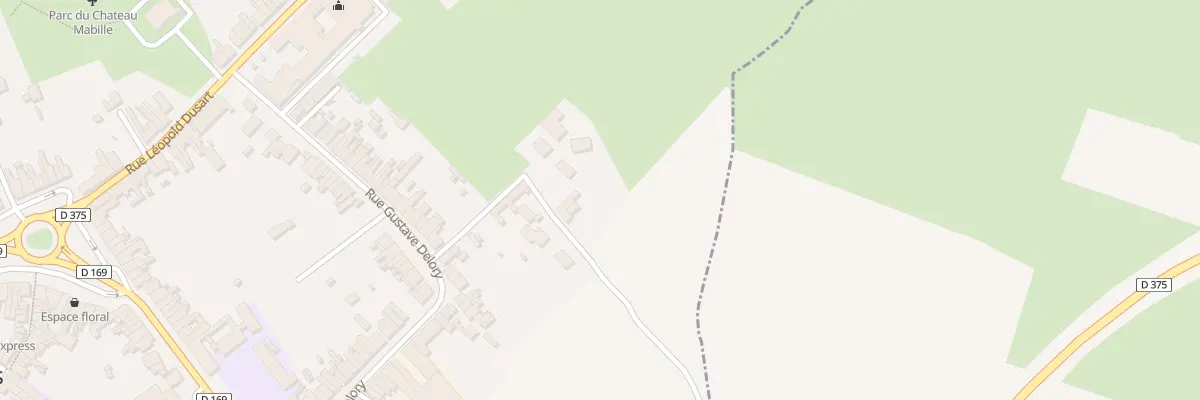 Plan du 52H Rue Gustave Delory à Raismes