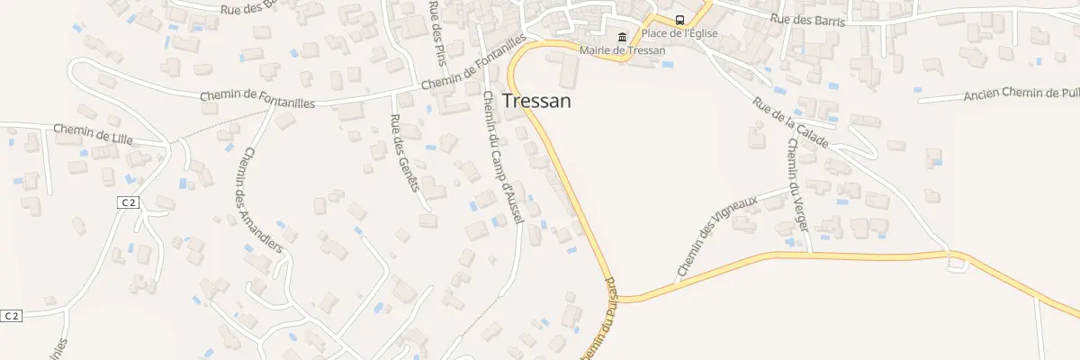 Plan du 6 Che du Puisard à Tressan