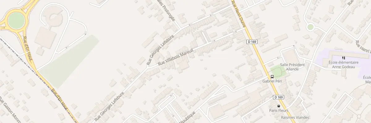 Plan du 41 Rue Villebois Mareuil à Raismes