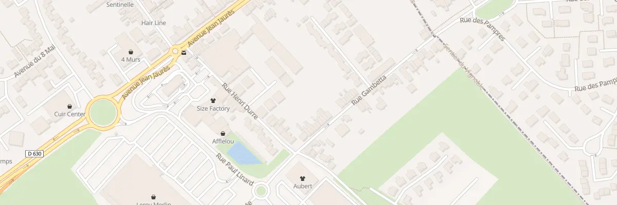 Plan du 206 Rue Gambetta à La Sentinelle