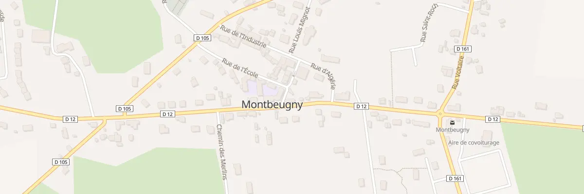 Plan du 5 Rue Centrale à Montbeugny