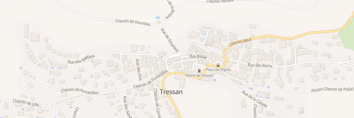 Plan du 24 Rue Haute à Tressan