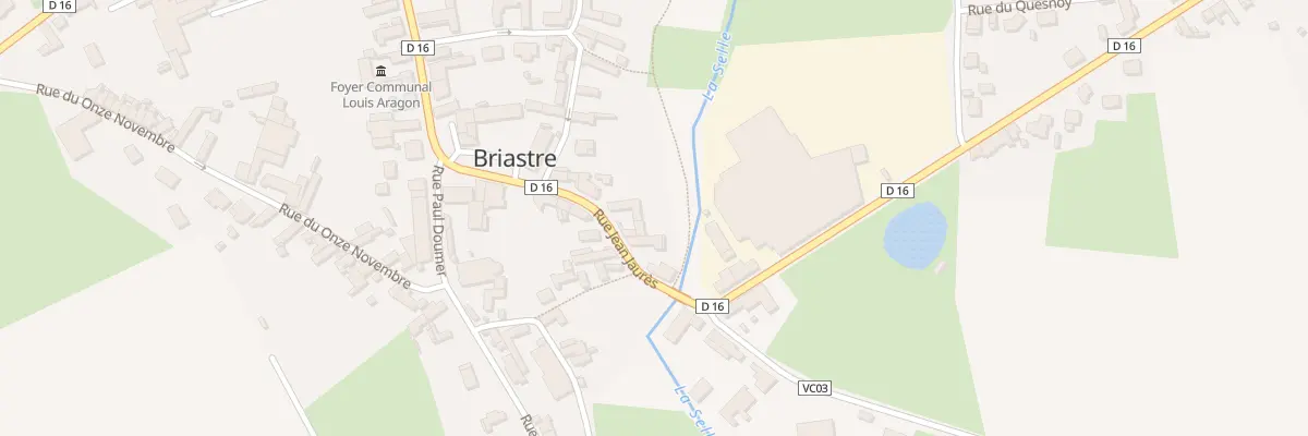 Plan du 9 Rue Jean Jaures à Briastre