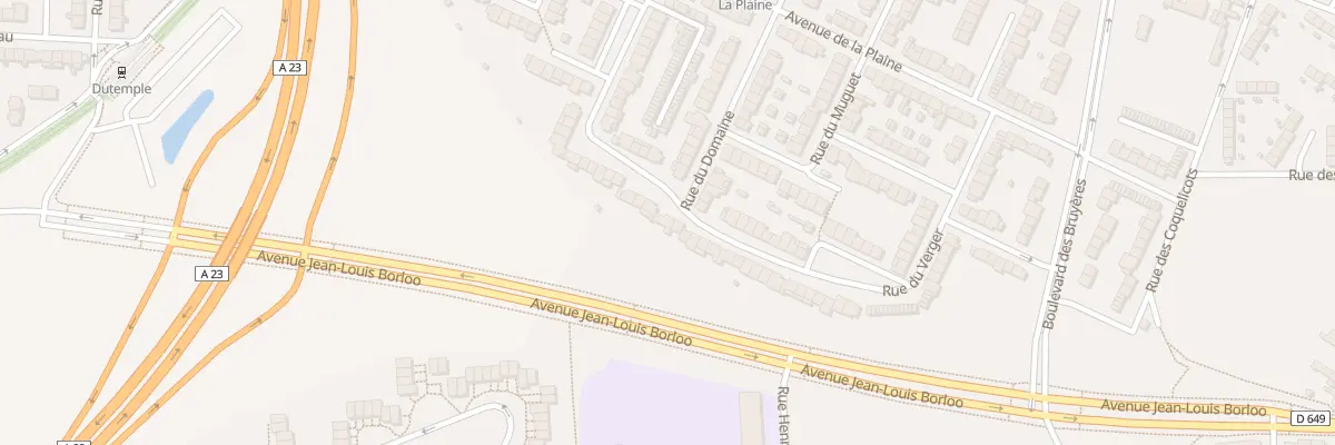 Plan du 65 Rue du Verger à Valenciennes