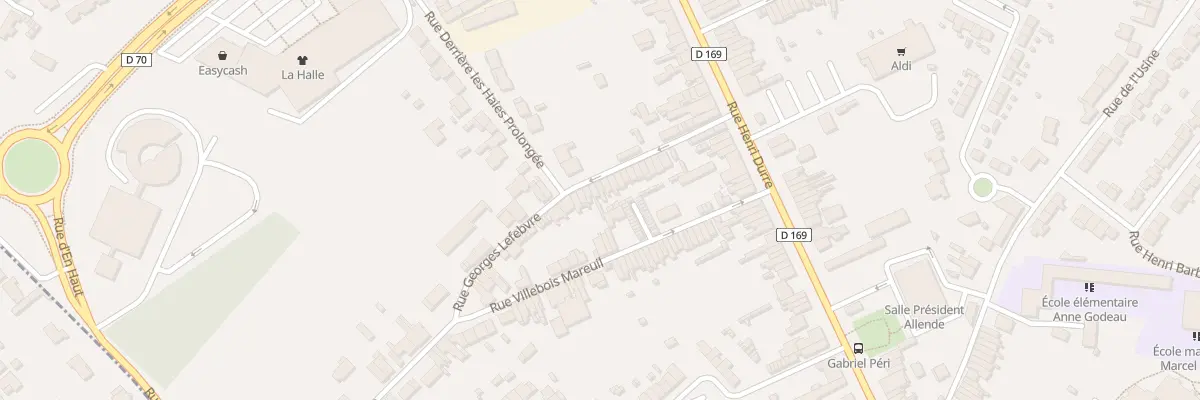 Plan du 23 Rue Georges Lefèbvre à Raismes
