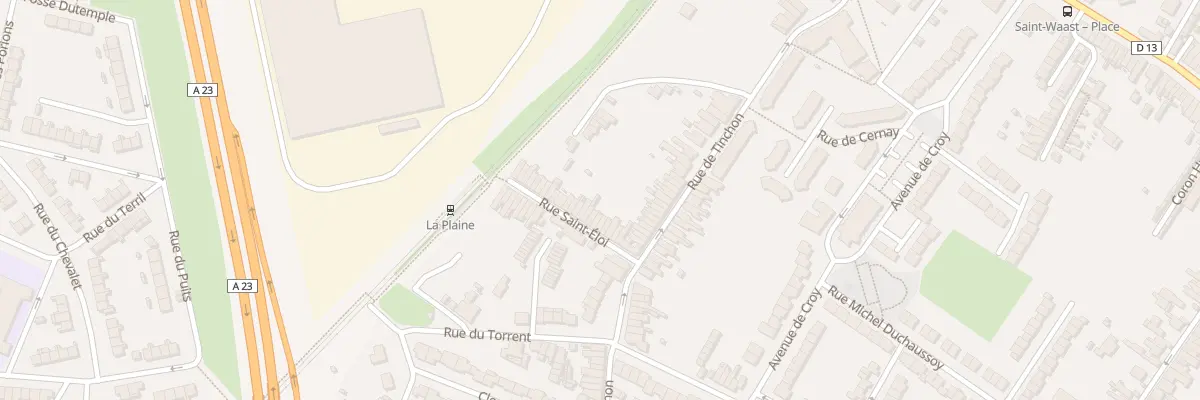 Plan du 18 Rue Saint Eloi à Valenciennes