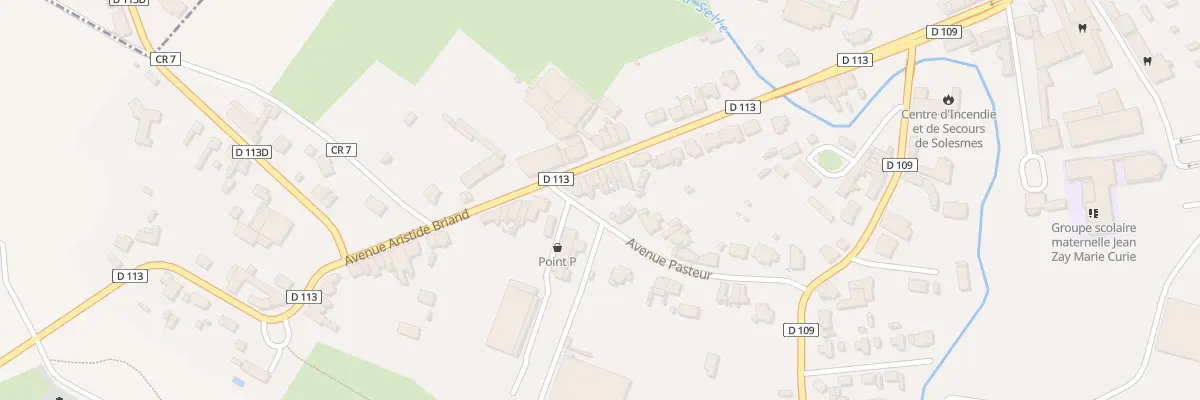 Plan du 33 Av Aristide Briand à Solesmes